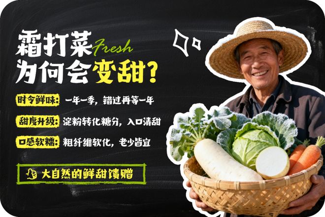 糖京东七鲜重新定义霜打菜标准！AG真人百家家乐平台霜打菜也测(图4)